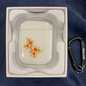 New clear flower AirPod case